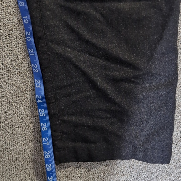 Peter Millar Alpine Flannel Wool Five-Pocket Pants Size 40x30 in Charcoal Gray - Picture 9 of 9